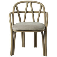 Bistra Spisestol Med Armlener Oliven / Fustagno 003