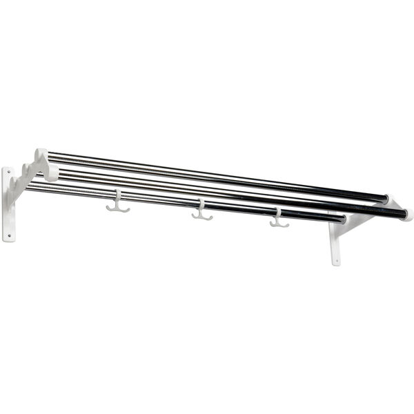 Nostalgi 291 Hattehylde 100 cm Hvid / Krom