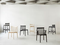 Pind Stol Klarlackad Ask
