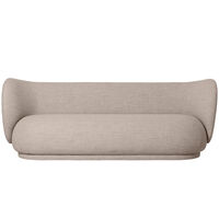 Rico Boucle 3-Seter Sofa Sand
