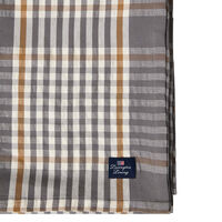 Checked Duk 150x350 cm Grå / Vit / Fudge