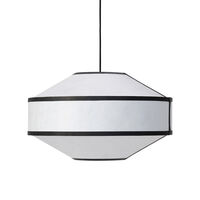 Kite Pendel Hvit / Sort Ø55 cm