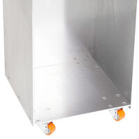 Rivet Rullebord med Hjul Aluminium