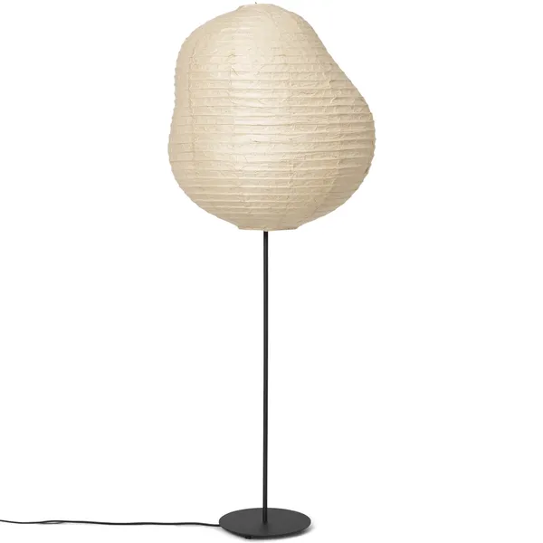 Kurbis Gulvlampe Ø60 cm Naturlig/Sort Tall