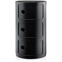 Componibili Classic Oppbevaring med 3 Rom Sort
