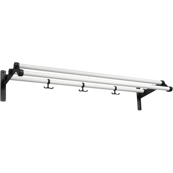 Nostalgi 291 Hattuteline 100 cm Musta / Valkoinen