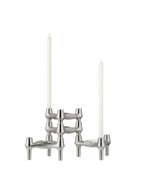 BMF Ljusstake Brushed Chrome