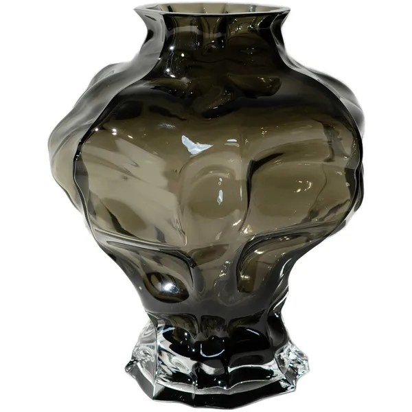 Ammonit Vase 30 cm Røyk