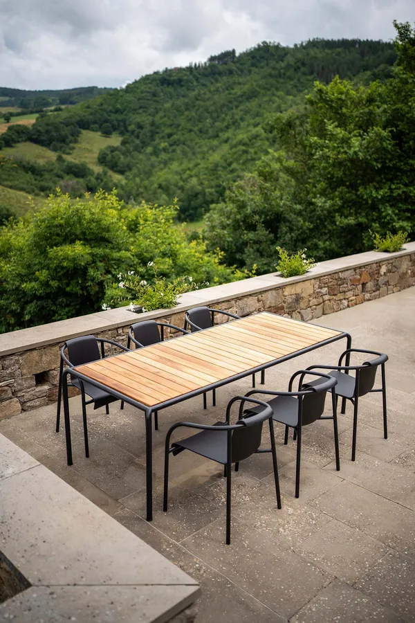 Avanti Spisebord 98x222 cm Varmebehandlet Ask