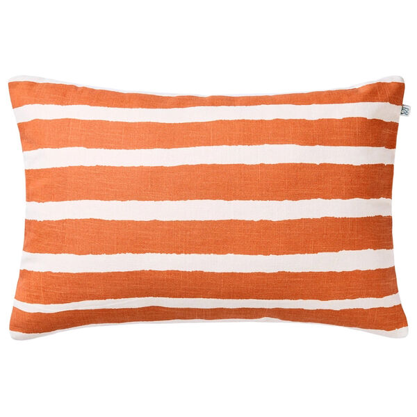 Block Stripe Ulkotyyny 40x60 cm Luonnonvalkoinen / Apricot Orange