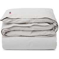 Pin Point Gray Cotton Påslakan 220x220 cm