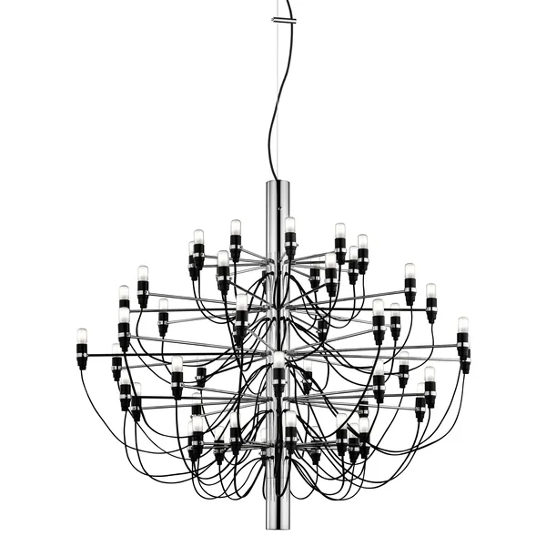 2097/50 Sarfatti Lysekrone LED Chrome