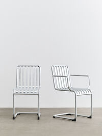 Palissade Cantilever Armchair Hot galvanised steel