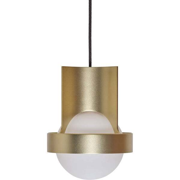 Loop Single Ceiling Lamp with Sphere IV Gold