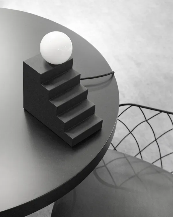 Stair Bordlampe Sort