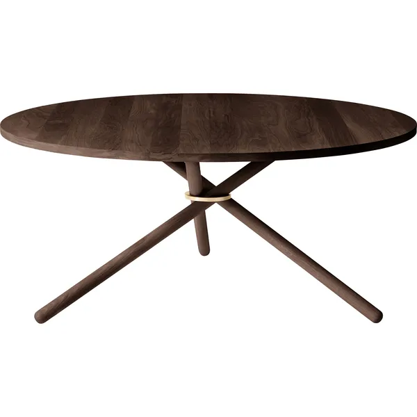Edda Soffbord 105 cm Mörk Ek