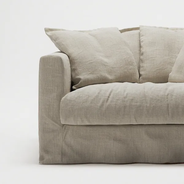 Verhoilu Le Grand Air Love Seat-sohvalle Pellava Natural Blonde