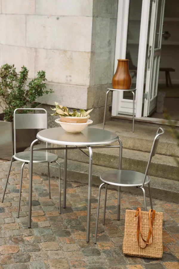Petit Rond Bord Rostfritt Stål Ø65 cm