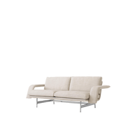 Meantime AV30 2-Seters Sofa Polert Aluminium/Ecriture 0210