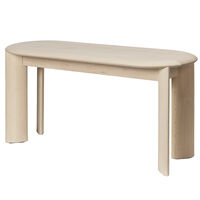 Bevel Benk White Oiled Beech