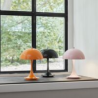 Panthella 160 Bordlampe Bærbar Sort