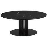 Scala Soffbord Ø110 cm Svart Marmor