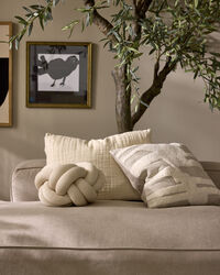 Crinkle Pude 40x60 cm Hvid