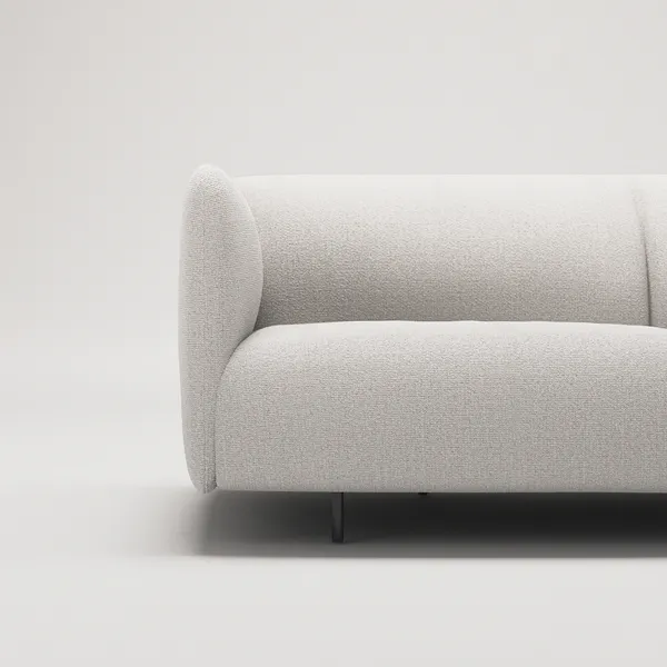 Urban 25-Sitssoffa Bouclétyg Calm White