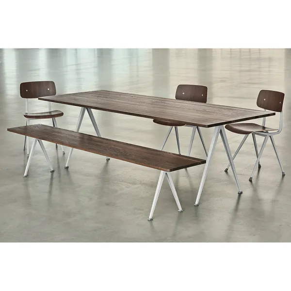 Pyramid Bench 12 190X40 Black Frame/Smoked
