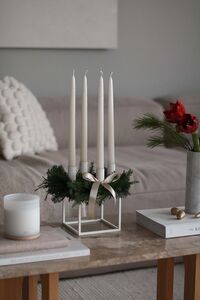 Kubus 4 Ljusstake Ivory
