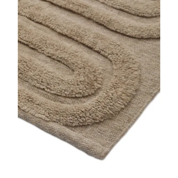 Riklund Ullmatta 190x290 cm Beige Melange