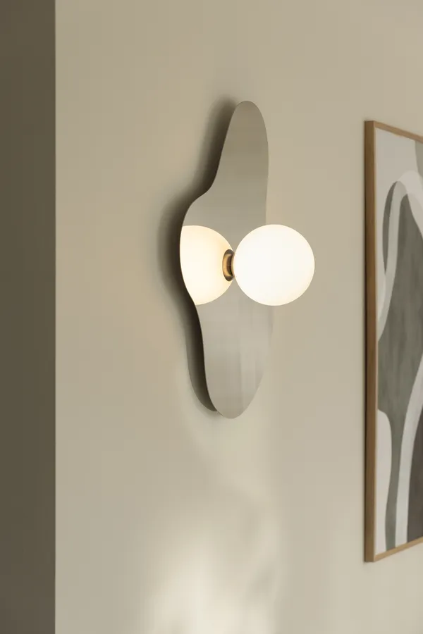 Illusion Væg-/Loftslampe Krom