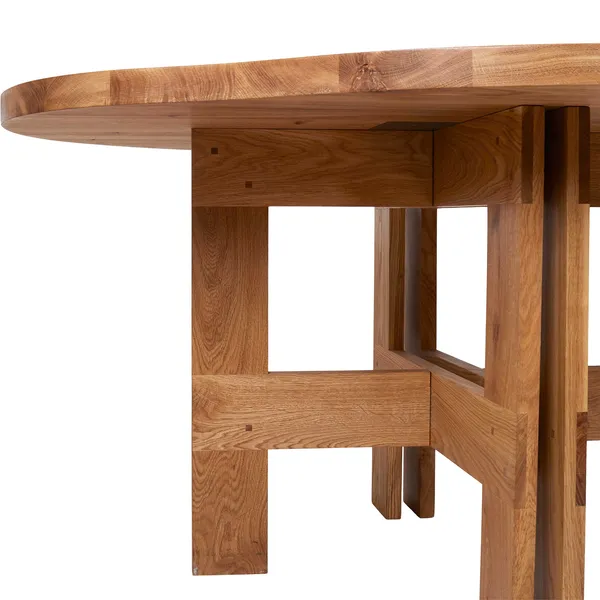 Farmhouse Matbord 140 cm Naturlig Ek
