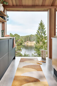 Hill Matta 70x360 cm Ochre / Pale Yellow / Cream