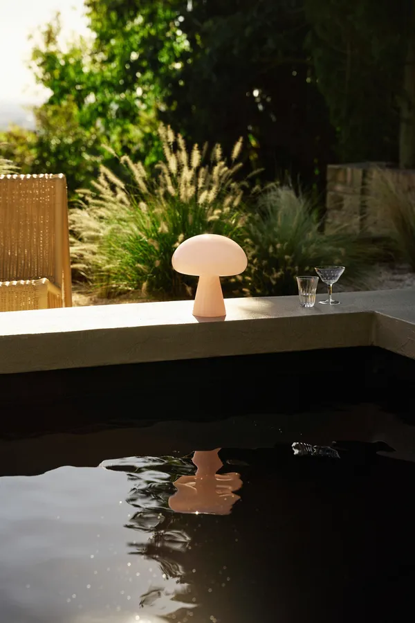 Obello Bordslampa Portabel Powder Pink