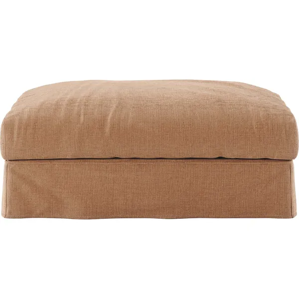 Loom Fodskammel Hør Taupe