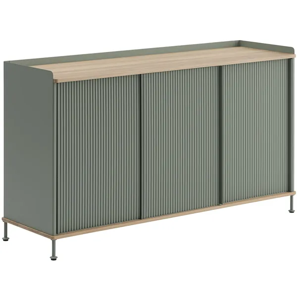 Enfold Skjenk 45x148 cm Oljet Eik / Dusty Green