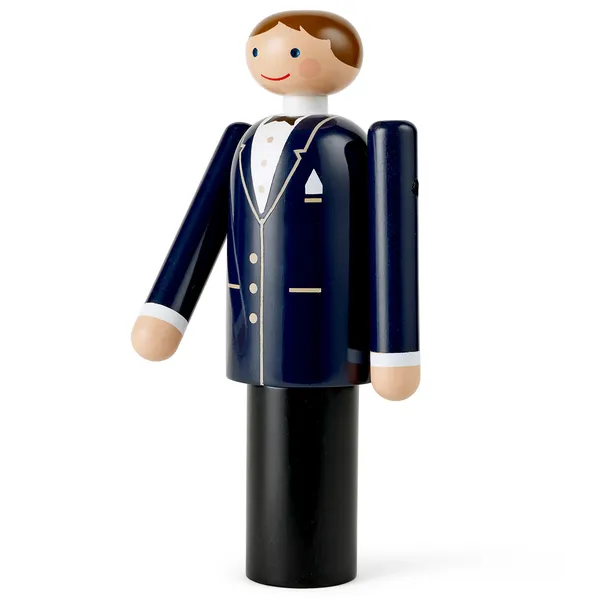 Groom Trefigur Svart/Svart / Hvit