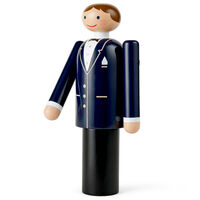 Groom Trefigur Svart/Svart / Hvit