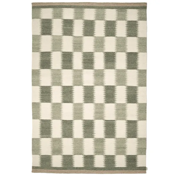 Tagel Uldgulvtæppe 170x230 cm Grønt