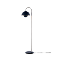 Flowerpot VP12 Gulvlampe Steel Blue