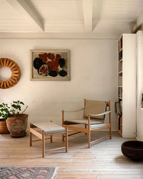 HB Loungestol Olieret Eg / Kanvas