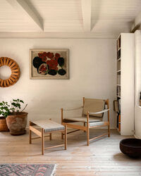 HB Loungestol Olieret Eg / Kanvas