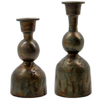 Cast Lysestake Antique Brass