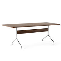 Pavilion AV19 Ruokapöytä 200x90 cm Saksanpähkinä/Chrome