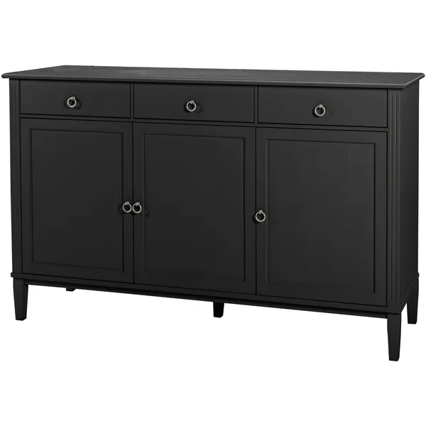 Stockholm 2.0 Skänk/Underskåp 142x45x89 Svart