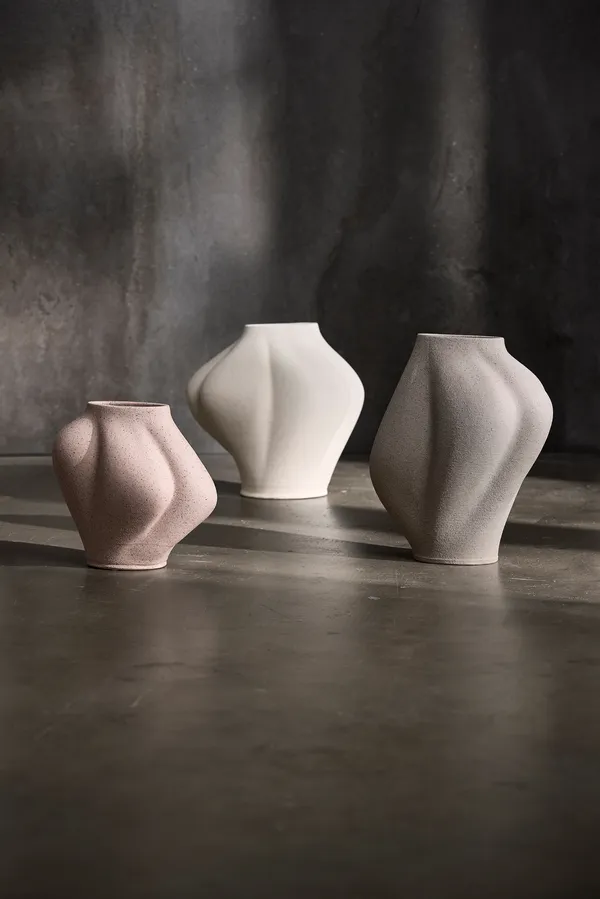 Saltare Vase Ø15 cm Cremefarvet