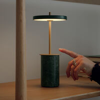 Asteria Move Mini Pöytävalaisin Kannettava Green Marble