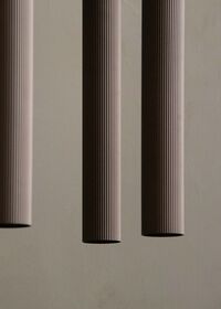 Tubulaire Lysekrone Bronzed 20 Pendler