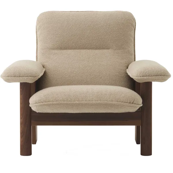 Brasilia Fåtölj Mörkbetsad Ek / Sheepskin Nature